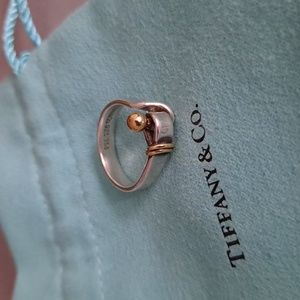 Authentic Vintage Tiffany & Co. Hook and eye ring
